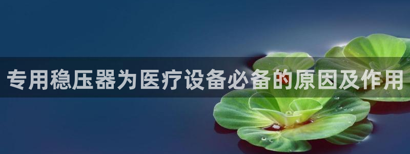 <h1>永利总站登录网页中文在线</h1>专用稳压器为医疗设备必备的原因及作用